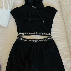 Alexander Wang Velvet Logo Set